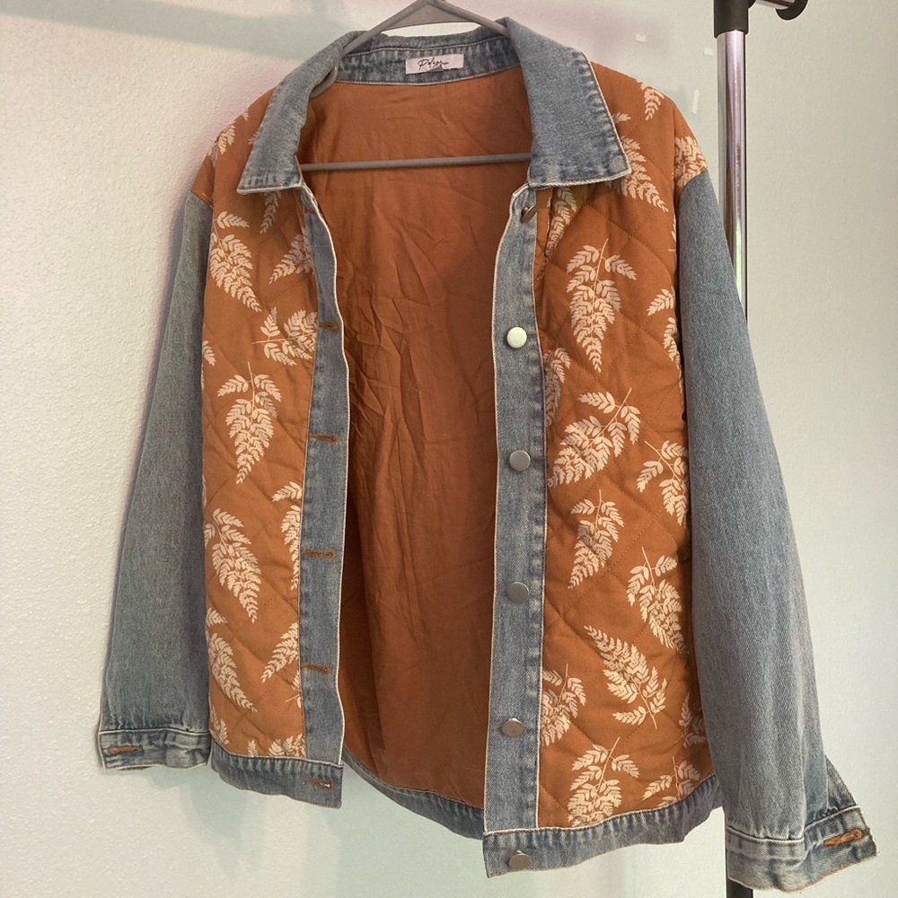 Printed Denim Jacket